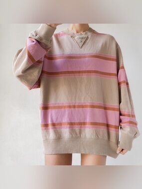 BDG urban outfitters striped sweatshirt size small